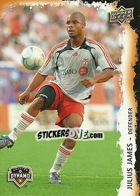 Sticker Julius James - MLS 2009 - Upper Deck