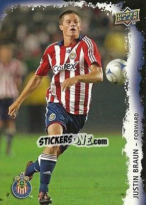 Sticker Justin Braun - MLS 2009 - Upper Deck