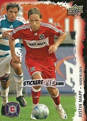 Sticker Justin Mapp - MLS 2009 - Upper Deck