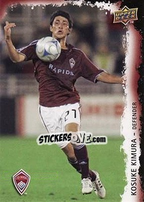 Sticker Kosuke Kimura - MLS 2009 - Upper Deck