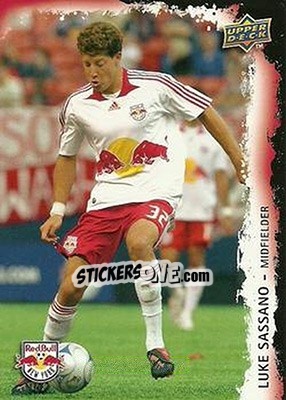 Sticker Luke Sassano - MLS 2009 - Upper Deck