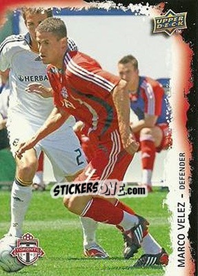 Sticker Marco Velez - MLS 2009 - Upper Deck
