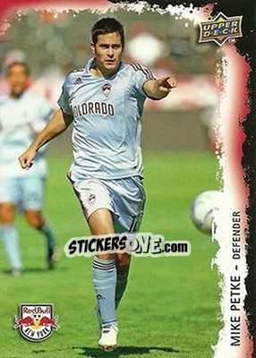 Sticker Mike Petke - MLS 2009 - Upper Deck