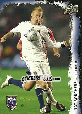 Sticker Nat Borchers - MLS 2009 - Upper Deck