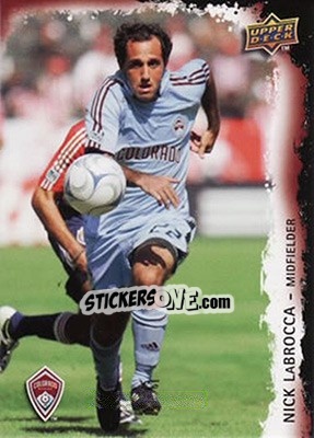 Sticker Nick LaBrocca - MLS 2009 - Upper Deck