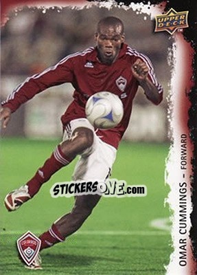 Sticker Omar Cummings - MLS 2009 - Upper Deck