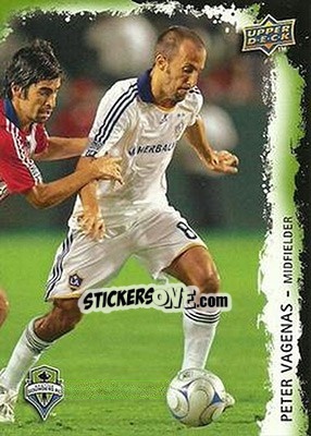 Sticker Peter Vagenas - MLS 2009 - Upper Deck