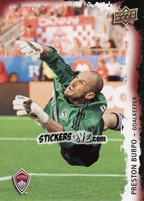 Sticker Preston Burpo - MLS 2009 n. 159 - Upper Deck