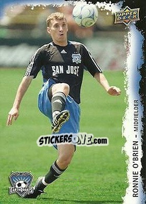 Cromo Ronnie O'Brien - MLS 2009 - Upper Deck