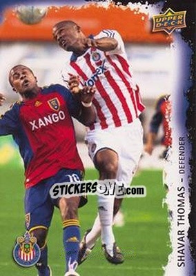 Sticker Shavar Thomas - MLS 2009 - Upper Deck
