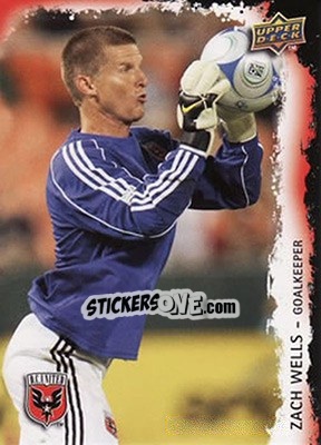 Sticker Zach Wells - MLS 2009 n. 200 - Upper Deck