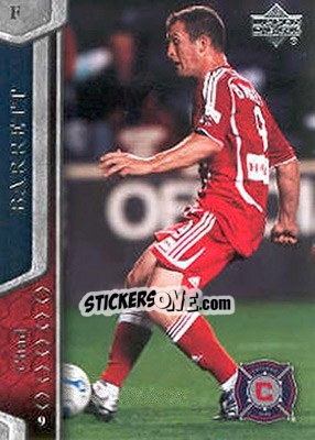 Sticker Chad Barrett - MLS 2007 - Upper Deck
