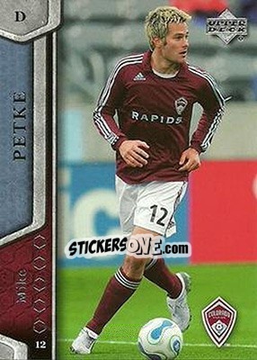 Sticker Mike Petke - MLS 2007 - Upper Deck