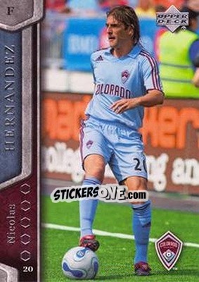 Sticker Nicolas Hernandez - MLS 2007 - Upper Deck