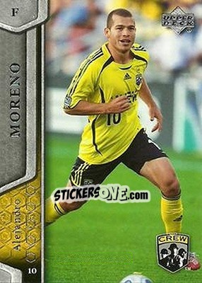 Cromo Alejandro Moreno - MLS 2007 - Upper Deck