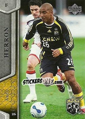 Sticker Andy Herron - MLS 2007 n. 32 - Upper Deck