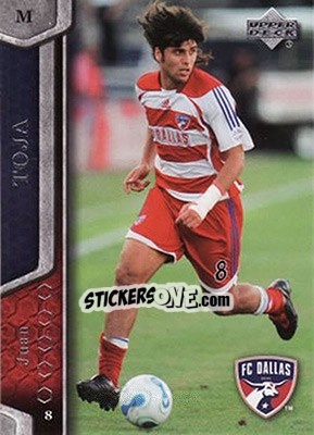 Sticker Juan Toja - MLS 2007 n. 40 - Upper Deck
