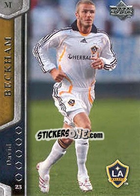 Sticker David Beckham - MLS 2007 - Upper Deck