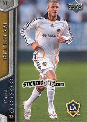 Sticker David Beckham - MLS 2007 n. 63 - Upper Deck