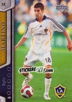 Sticker Kyle Martino - MLS 2007 - Upper Deck