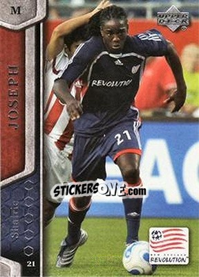 Sticker Shalrie Joseph - MLS 2007 - Upper Deck