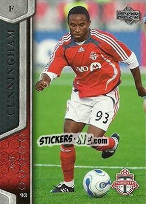 Sticker Jeff Cunningham - MLS 2007 - Upper Deck