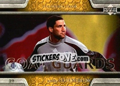 Sticker Andy Gruenebaum - MLS 2007 - Upper Deck