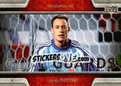 Sticker Greg Sutton - MLS 2007 n. GG5 - Upper Deck