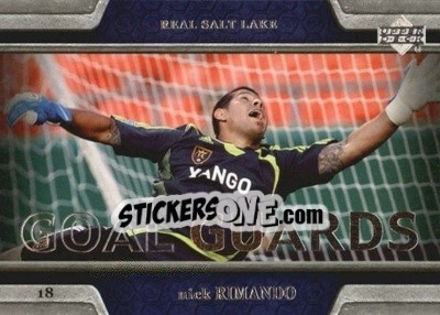 Cromo Nick Rimando - MLS 2007 - Upper Deck