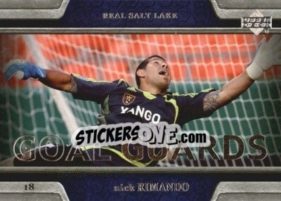 Sticker Nick Rimando - MLS 2007 n. GG10 - Upper Deck