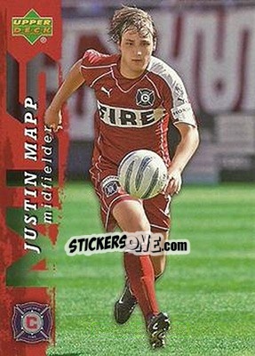 Sticker Justin Mapp - MLS 2006 - Upper Deck