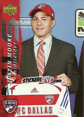 Sticker Justin Moore - MLS 2006 - Upper Deck