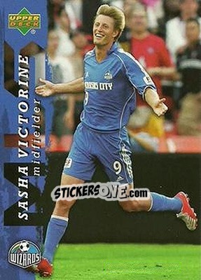 Sticker Sasha Victorine - MLS 2006 - Upper Deck