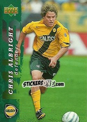 Sticker Chris Albright - MLS 2006 - Upper Deck
