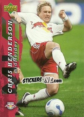 Sticker Chris Henderson - MLS 2006 - Upper Deck