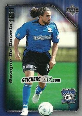 Sticker Dwayne De Rosario - MLS 2005 n. 72 - Upper Deck