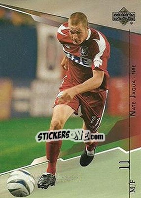Sticker Nate Jaqua - MLS 2004 - Upper Deck