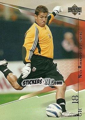 Cromo Nick Rimando - MLS 2004 - Upper Deck