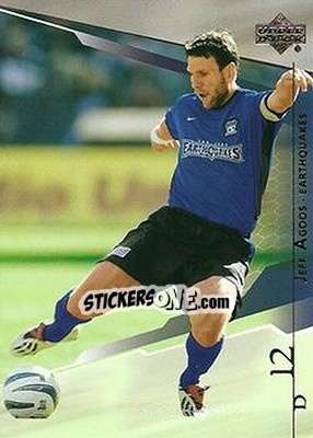 Sticker Jeff Agoos - MLS 2004 - Upper Deck