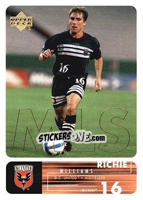 Sticker Richie Williams - MLS 2000 - Upper Deck