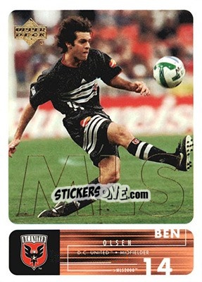 Sticker Ben Olsen - MLS 2000 - Upper Deck