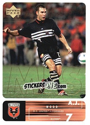 Sticker A.J. Wood - MLS 2000 - Upper Deck