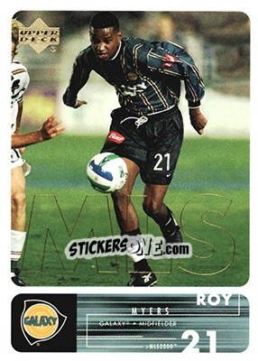Sticker Roy Myers - MLS 2000 - Upper Deck