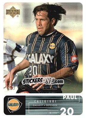 Sticker Paul Caligiuri - MLS 2000 n. 14 - Upper Deck