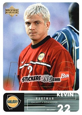 Sticker Kevin Hartman - MLS 2000 - Upper Deck