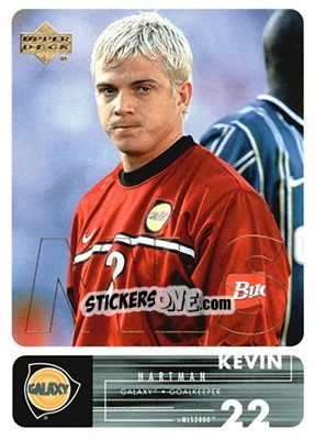 Cromo Kevin Hartman - MLS 2000 - Upper Deck