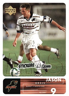 Sticker Jason Kreis - MLS 2000 n. 16 - Upper Deck