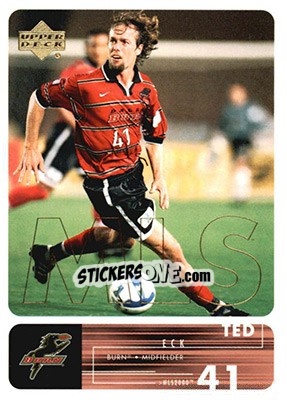 Sticker Ted Eck - MLS 2000 - Upper Deck