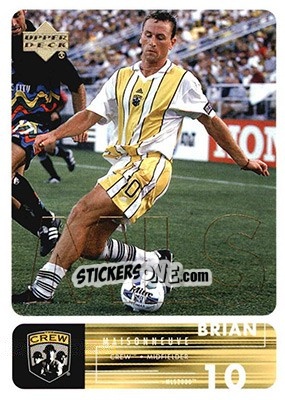 Cromo Brian Maisonneuve - MLS 2000 - Upper Deck