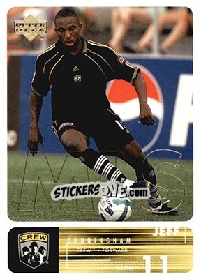 Sticker Jeff Cunningham - MLS 2000 - Upper Deck